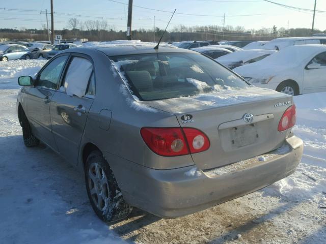 2T1BR30E76C622346 - 2006 TOYOTA COROLLA CE BEIGE photo 3