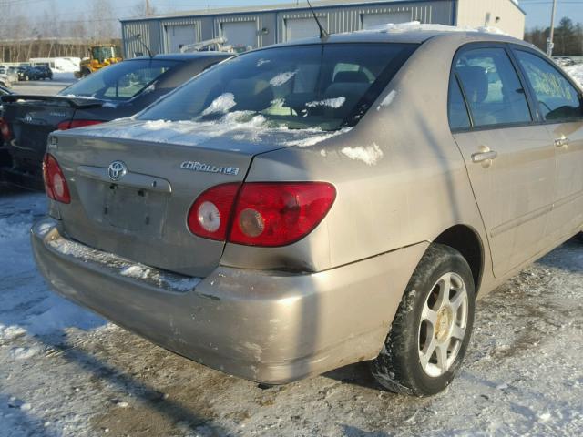 2T1BR30E76C622346 - 2006 TOYOTA COROLLA CE BEIGE photo 9