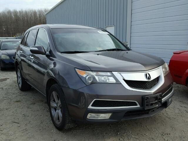 2HNYD2H69BH539558 - 2011 ACURA MDX TECHNO GRAY photo 1