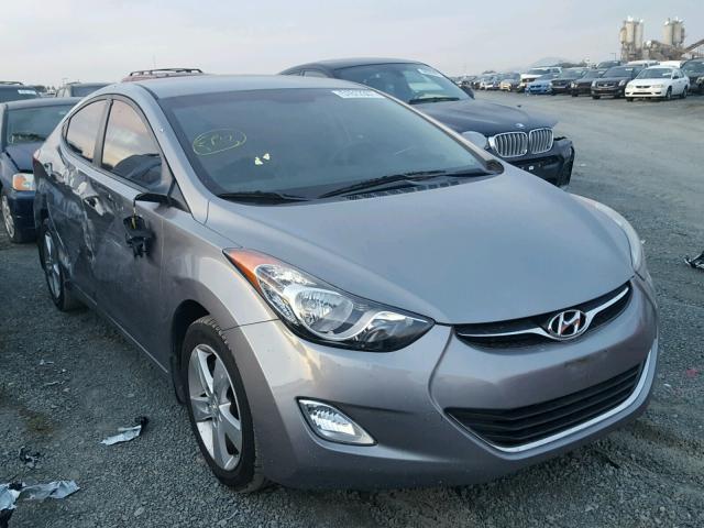 KMHDH4AE2CU450107 - 2012 HYUNDAI ELANTRA GL GRAY photo 1