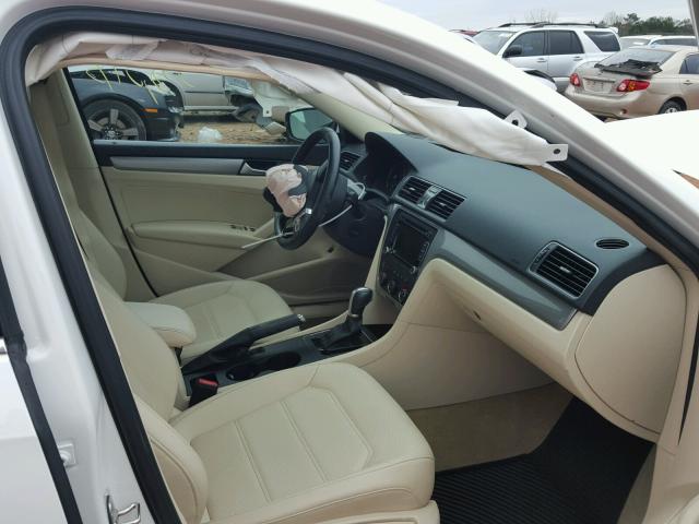 1VWAT7A36FC115302 - 2015 VOLKSWAGEN PASSAT S Սպիտակ լուսանկար 5