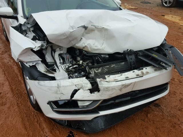 1VWAT7A36FC115302 - 2015 VOLKSWAGEN PASSAT S Սպիտակ լուսանկար 9