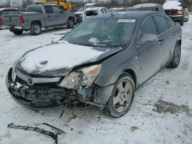 1G8ZS57N38F132222 - 2008 SATURN AURA XE GRAY photo 2