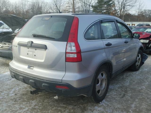 JHLRE48349C004176 - 2009 HONDA CR-V LX SILVER photo 4