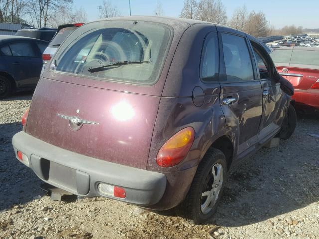 3C4FY48B52T244989 - 2002 CHRYSLER PT CRUISER PURPLE photo 4