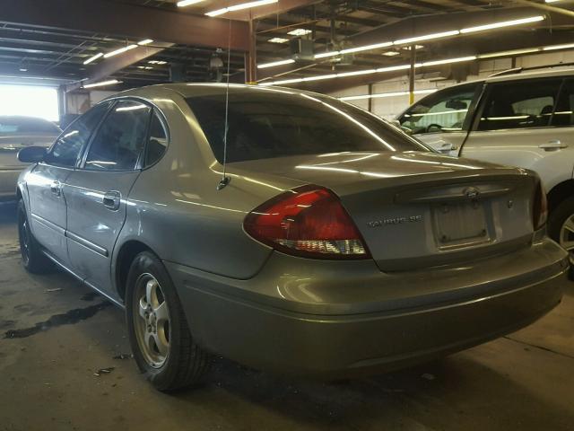 1FAFP53264A200225 - 2004 FORD TAURUS SE GRAY photo 3