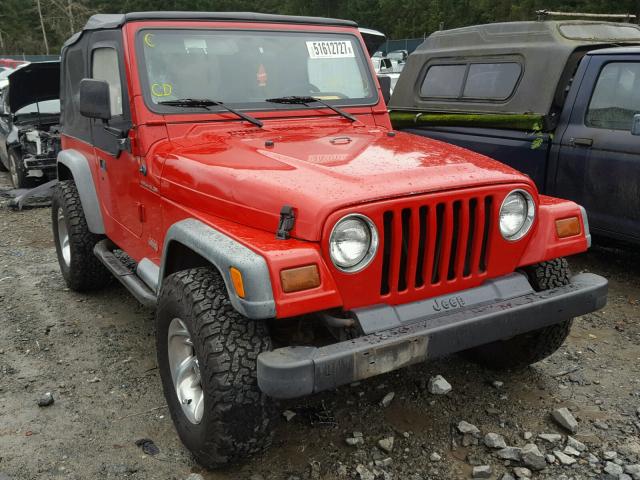 1J4FY29PXVP470799 - 1997 JEEP WRANGLER / RED photo 1