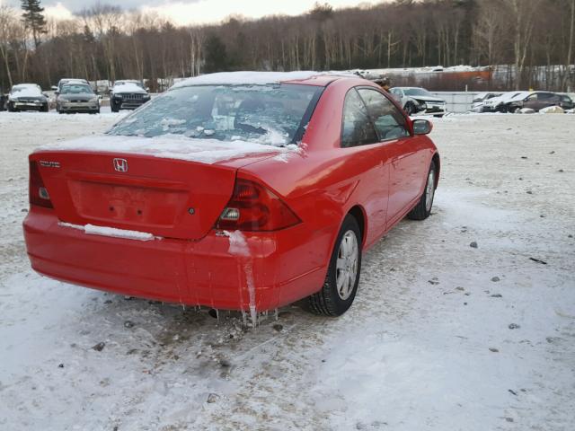 1HGEM22913L082536 - 2003 HONDA CIVIC EX 红色 照片 4