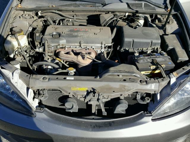 4T1BE32K35U591737 - 2005 TOYOTA CAMRY LE GRAY photo 7