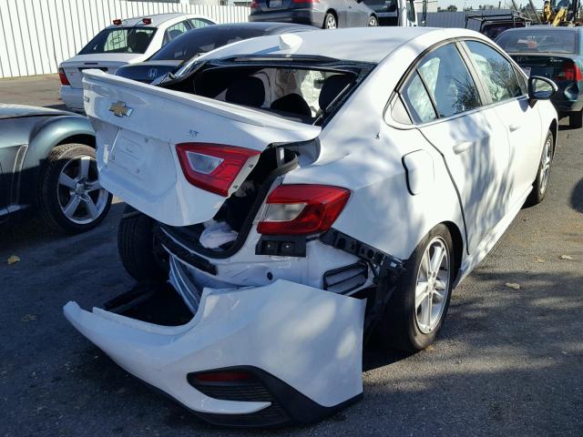 1G1BE5SM7G7323298 - 2016 CHEVROLET CRUZE LT WHITE photo 4