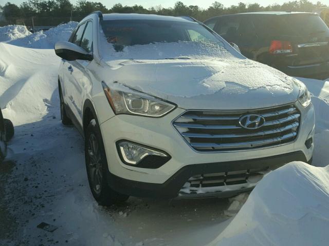 KM8SMDHF0DU033295 - 2013 HYUNDAI SANTA FE G WHITE photo 1