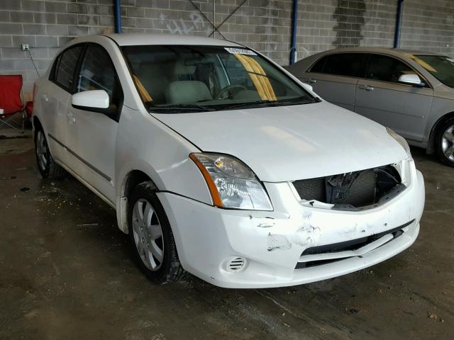 3N1AB6AP0AL663489 - 2010 NISSAN SENTRA BAS WHITE photo 1