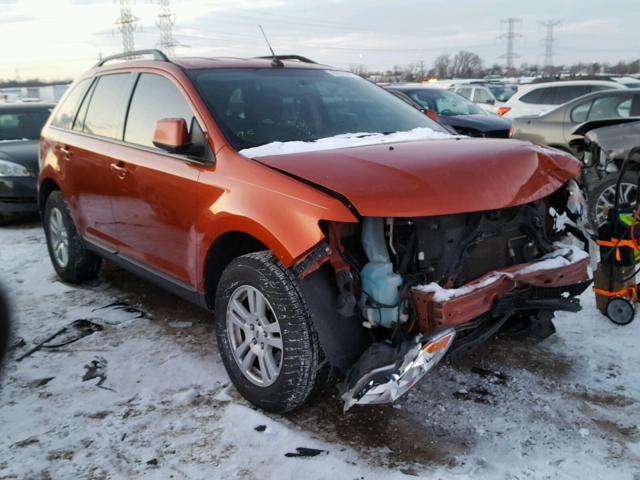 2FMDK48C58BA27282 - 2008 FORD EDGE SEL ORANGE photo 1