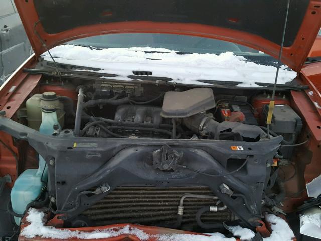 2FMDK48C58BA27282 - 2008 FORD EDGE SEL ORANGE photo 7