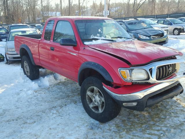 5TEWN72N64Z346735 - 2004 TOYOTA TACOMA XTR RED photo 1