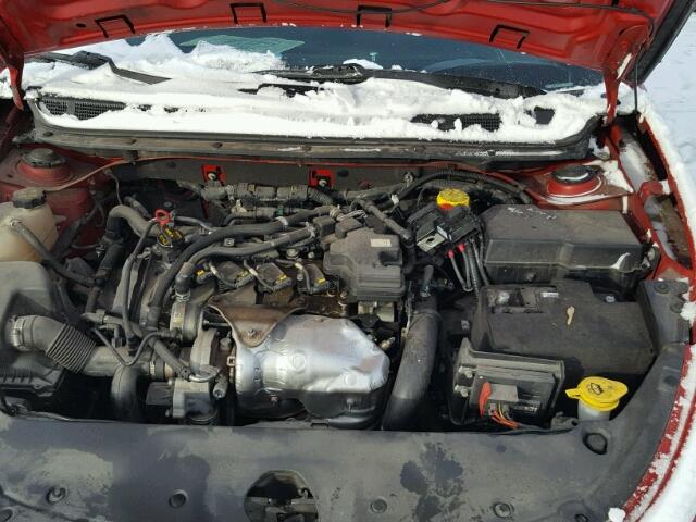 1C3CDFDH1ED730380 - 2014 DODGE DART SE AE RED photo 7