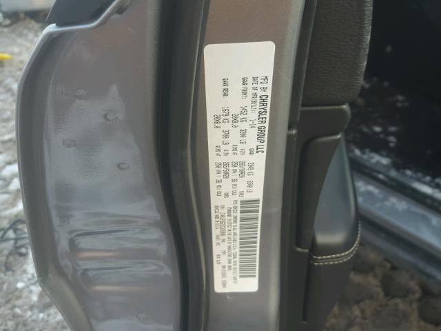 1C4RJFBG2EC335896 - 2014 JEEP GRAND CHER GRAY photo 10