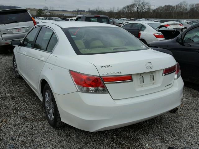 1HGCP2F65CA143767 - 2012 HONDA ACCORD SE WHITE photo 3