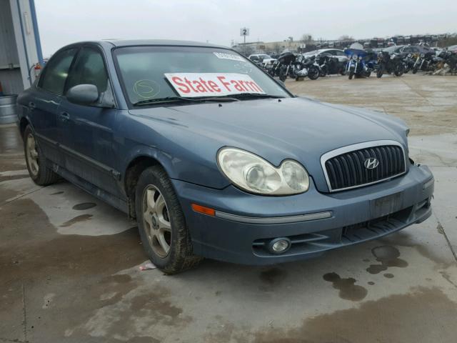 KMHWF35H25A159334 - 2005 HYUNDAI SONATA GLS BLUE photo 1