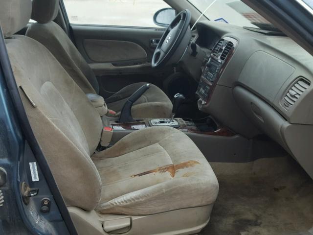 KMHWF35H25A159334 - 2005 HYUNDAI SONATA GLS BLUE photo 5