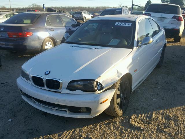 WBABM3340YJN85081 - 2000 BMW 323 CI WHITE photo 2