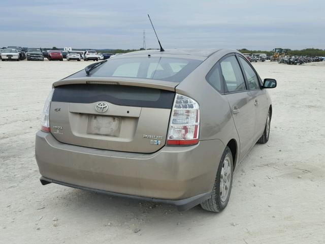 JTDKB20UX97826814 - 2009 TOYOTA PRIUS GOLD photo 4