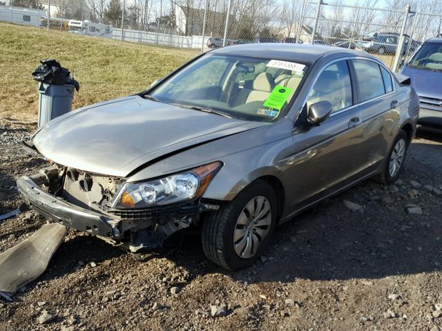 1HGCP2F32AA035996 - 2010 HONDA ACCORD LX TAN photo 2