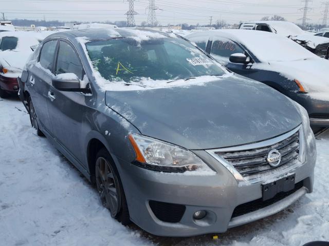 3N1AB7AP2EY226673 - 2014 NISSAN SENTRA S GRAY photo 1