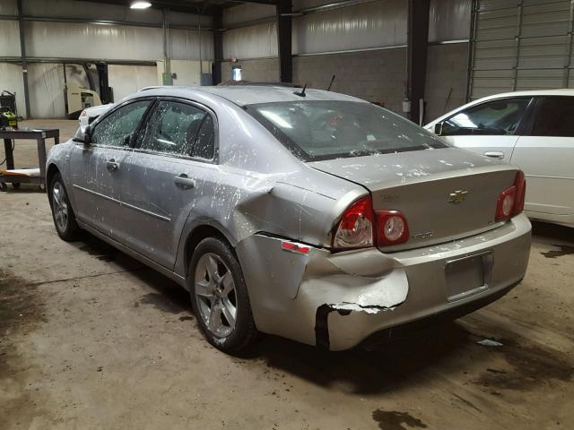 1G1ZH57B58F248735 - 2008 CHEVROLET MALIBU 1LT SILVER photo 3