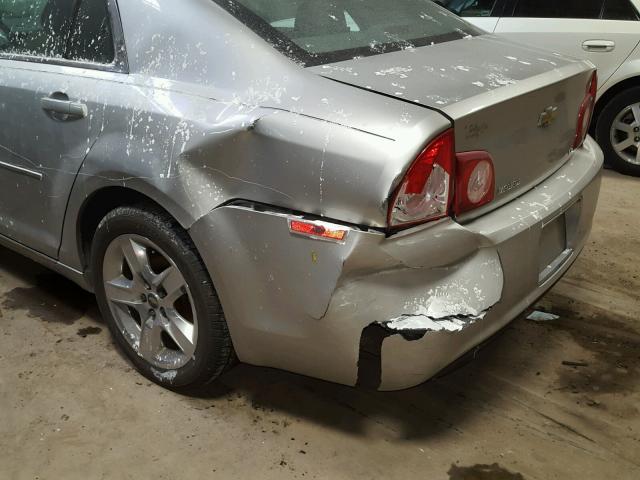 1G1ZH57B58F248735 - 2008 CHEVROLET MALIBU 1LT 银色 照片 9