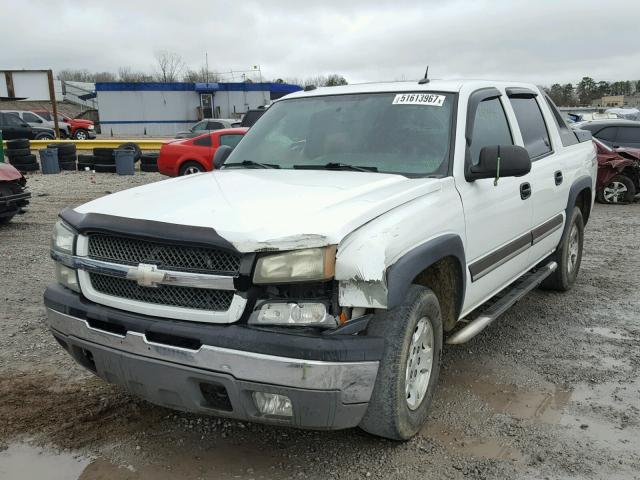 3GNEC12T94G208669 - 2004 CHEVROLET AVALANCHE WHITE photo 2