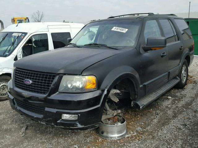 1FMFU17L64LB38730 - 2004 FORD EXPEDITION BLACK photo 2