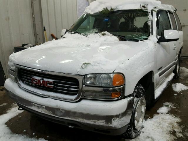 1GKEK13T44J142562 - 2004 GMC YUKON WHITE photo 2