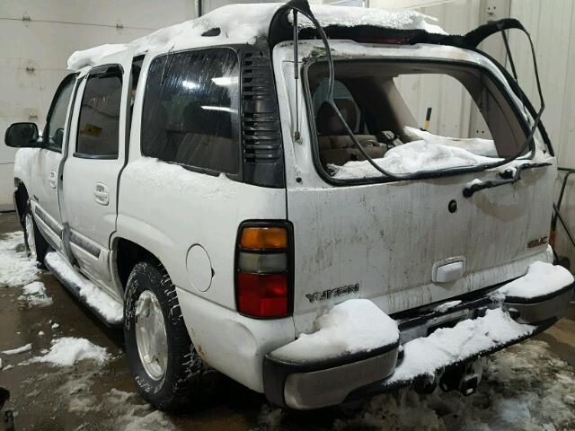 1GKEK13T44J142562 - 2004 GMC YUKON WHITE photo 3