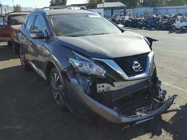 5N1AZ2MG7GN134333 - 2016 NISSAN MURANO S CHARCOAL photo 1