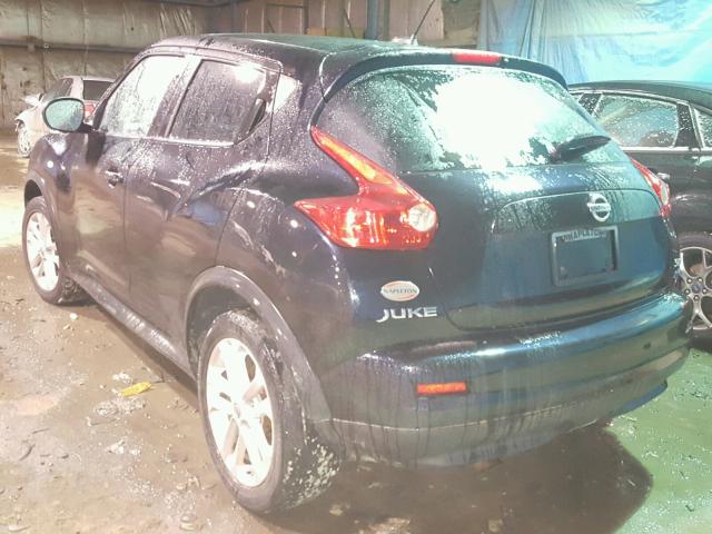 JN8AF5MV5DT211046 - 2013 NISSAN JUKE S BLACK photo 3