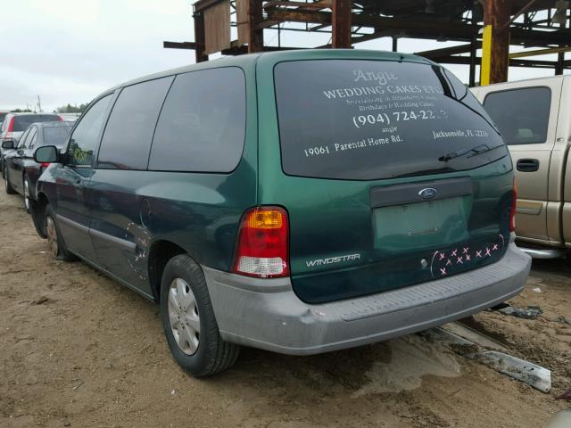 2FTZA54483BA45110 - 2003 FORD WINDSTAR GREEN photo 3