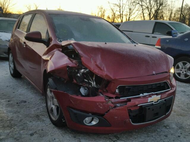 1G1JF6SH6C4167803 - 2012 CHEVROLET SONIC LTZ RED photo 1