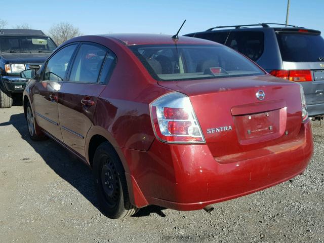 3N1AB61E38L727128 - 2008 NISSAN SENTRA 2.0 RED photo 3