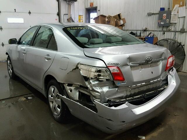 4T1BE46K27U179117 - 2007 TOYOTA CAMRY NEW SILVER photo 3