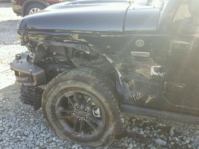 1C4AJWBGXHL550170 - 2017 JEEP WRANGLER S 黑色 照片 10