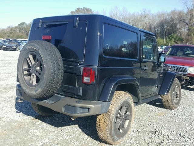 1C4AJWBGXHL550170 - 2017 JEEP WRANGLER S 黑色 照片 4