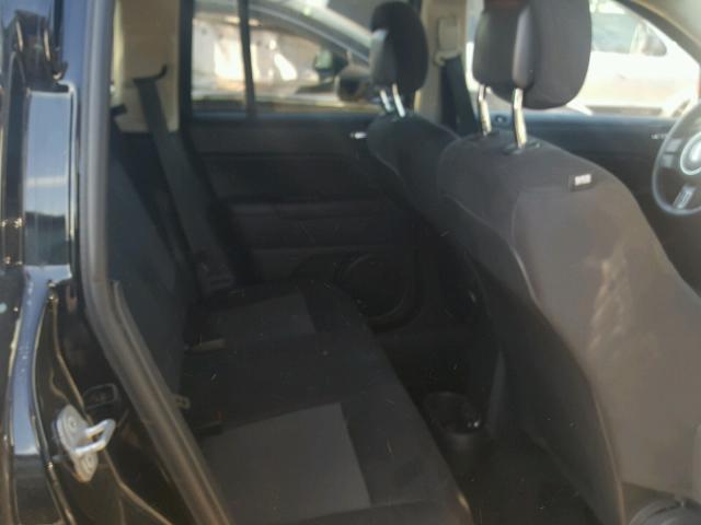 1C4NJCBA4ED726325 - 2014 JEEP COMPASS SP BLACK photo 6