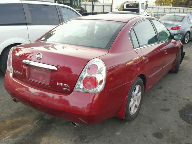 1N4BL11D95C249545 - 2005 NISSAN ALTIMA SE RED photo 4