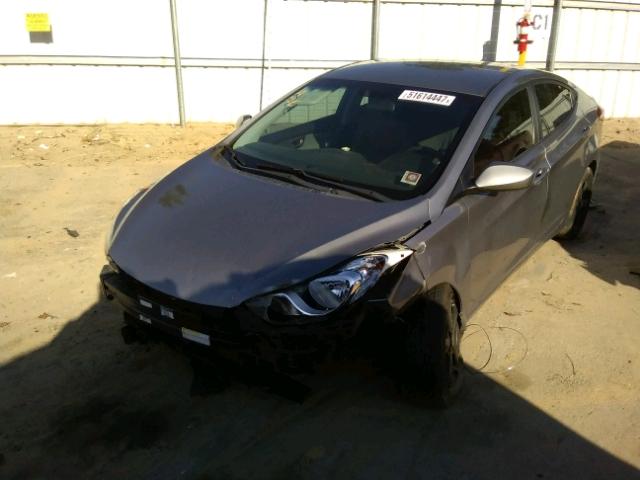 KMHDH4AE3BU131569 - 2011 HYUNDAI ELANTRA GL SILVER photo 2