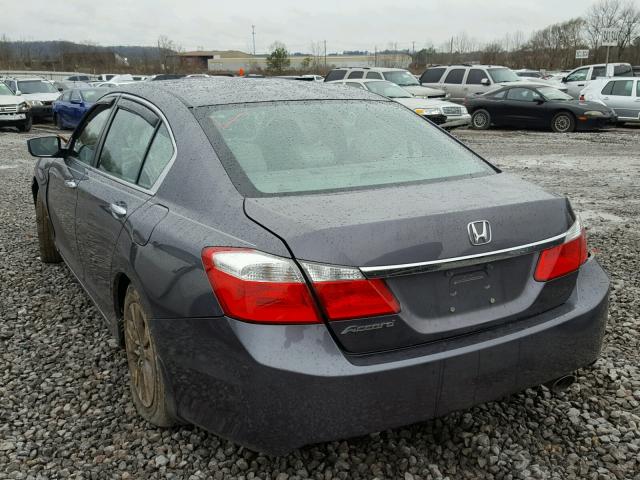 1HGCR2F33EA288048 - 2014 HONDA ACCORD LX GRAY photo 3