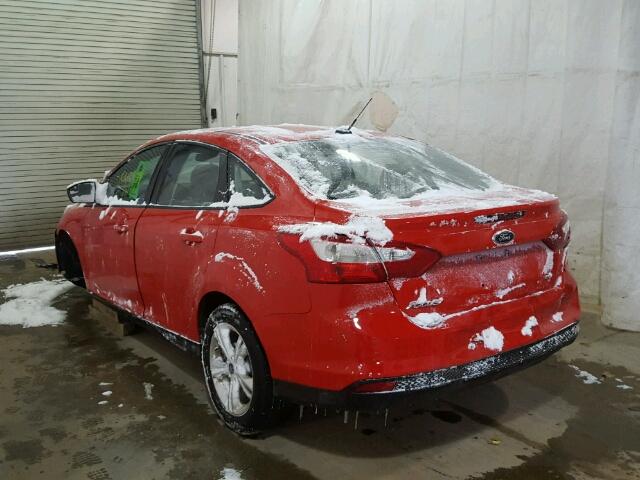 1FADP3F26EL152190 - 2014 FORD FOCUS SE RED photo 3