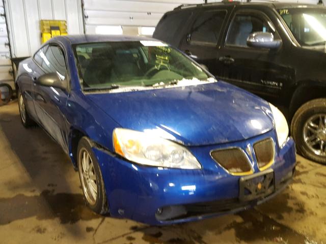 1G2ZH158264165817 - 2006 PONTIAC G6 GT BLUE photo 1