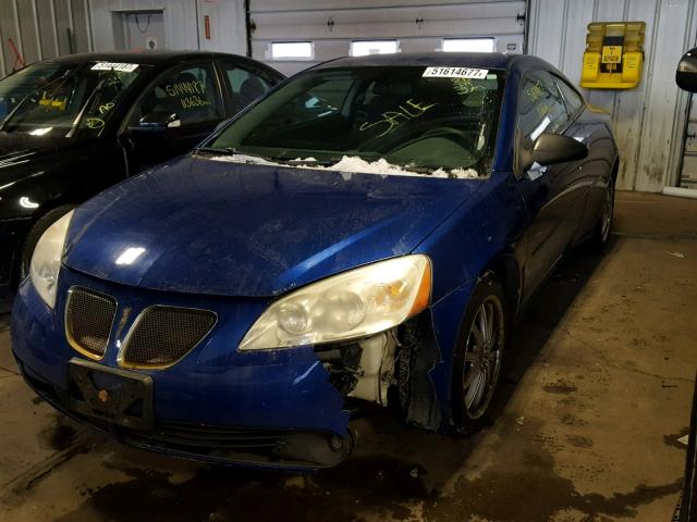 1G2ZH158264165817 - 2006 PONTIAC G6 GT BLUE photo 2