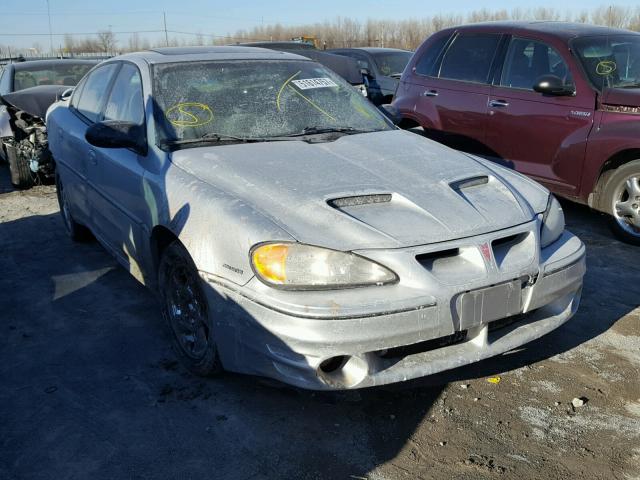 1G2NW52E14M658696 - 2004 PONTIAC GRAND AM G SILVER photo 1